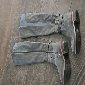 LUCKY BRAND WOMENS size 8 tall leather Boots